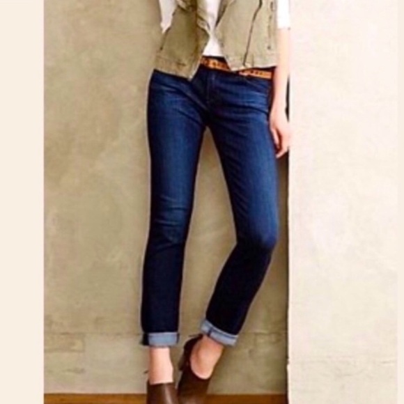 AG  The Stevie Roll Up Slim Straight Roll Up jean - Picture 5 of 8